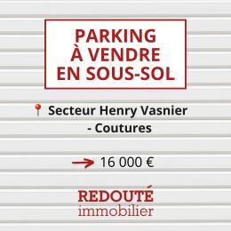 Parking en sous-sol scuris - Secteur Henry Vasnier / Coutures.
